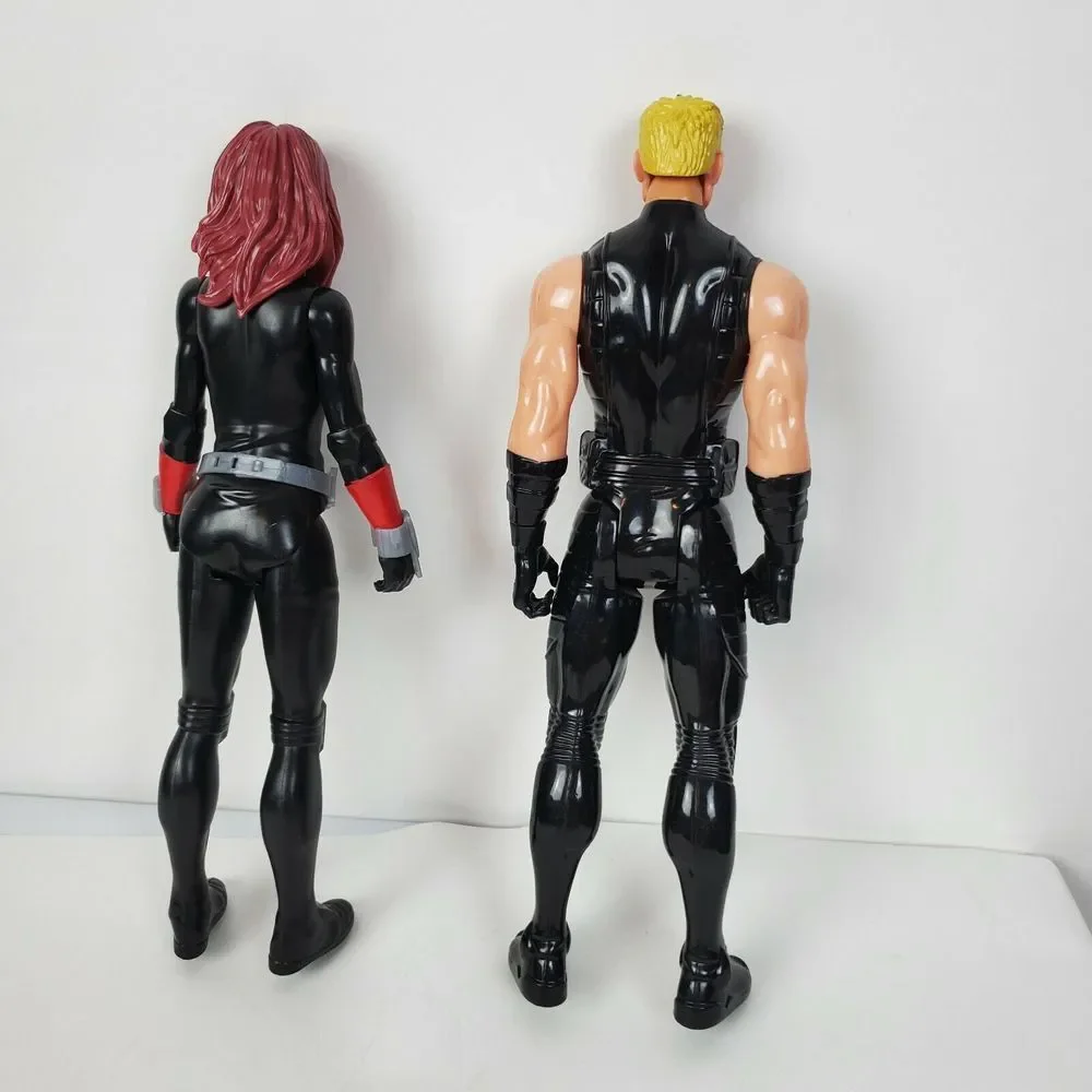 Hasbro Avengers 2015 Black Widow & Raven Action‎ Figures Lot of 2